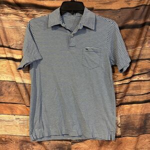 Vineyard Vines Blue Striped Kids Polo Shirt